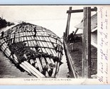 Huge Log Raft Columbia River Washington 1909 H A Vincent UDB Postcard Q2 - £8.52 GBP