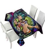 Cool Punk Beautiful Girl Tablecloth - $37.90+