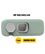 360° Baby Safety Lock Door Window Cabinet Lock (5 pcs) - $47.99