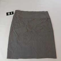 Ashley Blue SKTX Women's 2X Black & White A-Line Pull-On Elastic Waist Skirt image 13