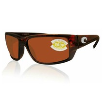 New Costa Del Mar TF 10 OCP Fantail Sunglasses Tortoise Cooper Polarized 580P - £86.32 GBP