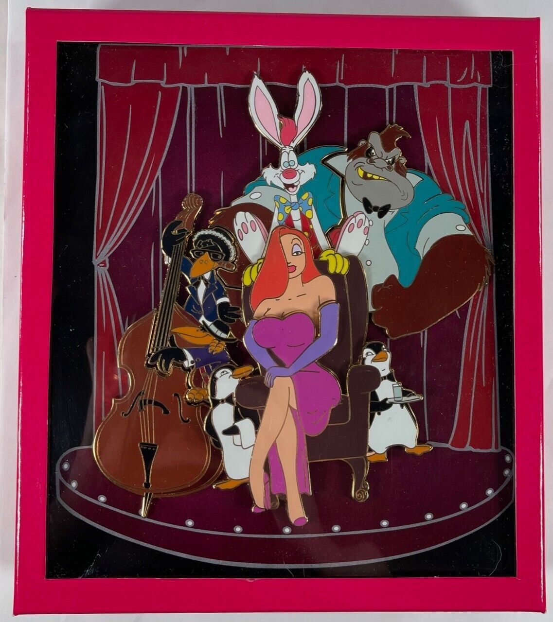 Roger Rabbit Fantasy D Pin Disney LIMITED-EDITION Jumbo Who Framed Roger Rabbit Puzzle Pin – Mint ...