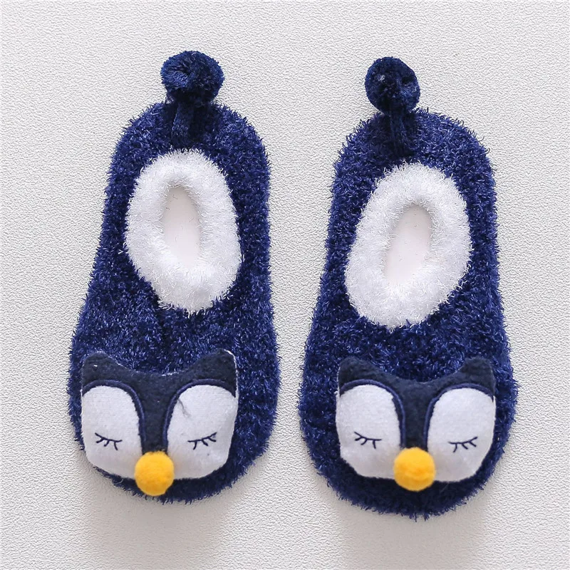 House Home UniA Baby Shoes Anti-Slip Cute Cartoon Toddler Socks First Walkers Fo - £19.98 GBP