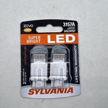 Sylvania Zevo Super Bright Amber 3157A (3457 4157) LED 12v 0.4/1.5W -2 N... - £11.19 GBP