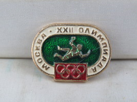 1980 Moscow Summer Olympics Pin - Handball Event - Stamped Pin - $15.00