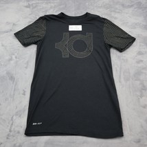 Nike Shirt Mens S Black Kd Dri Fit Short Sleeve Crew Neck Pull Over Acti... - £15.50 GBP