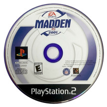 Madden NFL 2001 Sony PlayStation 2 PS2 Video Game DISC ONLY EA Sports Football - $7.47