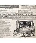 1900 Tool Sets Carpentry Advertisement Victorian Sears Roebuck 5.25 x 7&quot;  - $28.05 CAD