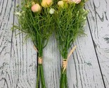 ?Artificial Flowers Bouquet Mini Rose Wedding Home Office Decor Pack of ... - £18.78 GBP