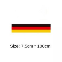 5cm three color stripe vinyl car sticker decal germany italy french flag roof hood tape thumb200
