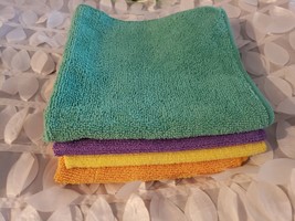 4x Microfiber Towel Rag Car Polishing Detailing Cleaning Cloths No-Scratch - $9.89