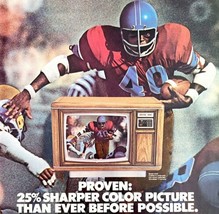 Magnavox Color 5020 Television 1980 Advertisement Football Vintage DWEE26 - $29.99