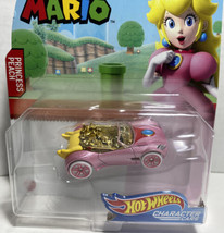 Super Mario Princess Peach Hot Wheels Character Cars Nintendo - $10.88