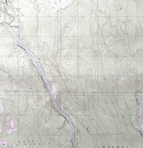 Map East Millinocket Maine 1988 Topographic Geo Survey 1:24000 27 x 22&quot; TOPO5 - £35.96 GBP