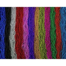 Mardi Gras Beads Necklaces - Assorted Colors Gasparilla Beaded Costume N... - £36.16 GBP