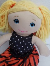 Cracker Barrel Butterflies Doll Blonde Hair Blue Eyes Monarch Outfit - £17.80 GBP