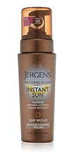 Jergens Natural Glow Instant Sun Sunless Tanning Mousse, Deep Bronze, 6 oz  - $14.95