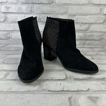 Madden NYC Women's Rain Zip Up High Heel Fashion Ankle Boots Black Size 6 - $29.39