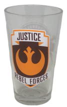 Star Wars Justice Rebel Forces Drinking Glass Zak Design Orange Brown 2015 NEW - £9.91 GBP