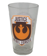 Star Wars Justice Rebel Forces Drinking Glass Zak Design Orange Brown 20... - $17.58 CAD