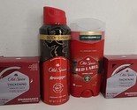 Old Spice Aluminum Free Red Label Leather &amp; Spice Deodorant 3oz Swagger ... - $29.69