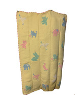 Easter Theme Wonder Art Baby Zoo Afghan Handmade Crochet Zoo Animal Baby... - $848.84 MXN