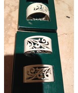 Lenox China set of 3 decorative napkin rings - £39.95 GBP