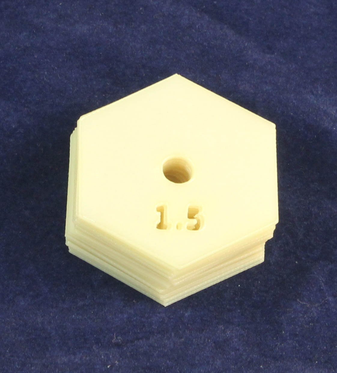 Mylar 1.5 Inch Hexagon 25 Piece Add On Set- No Template - $7.99
