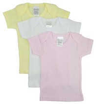 Girls Pastel Variety Short Sleeve Lap T-shirts - 3 Pack - $13.98