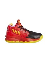 Adidas Dame 8 Basketball Shoes Red  Black Kids&#39; Size 3 New - £40.42 GBP