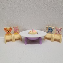 Vintage 1999 Barbie Kelly Surprise Birthday Party Animal Chairs &amp; Cake T... - $13.76