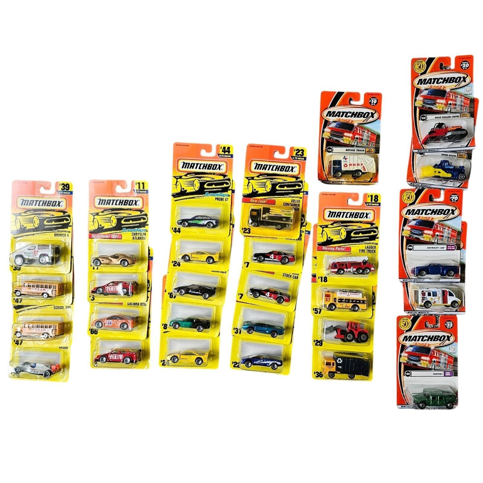 Primary image for Matchbox Toy Cars 1996 and 2001 Including New Models 1997 28 Cars