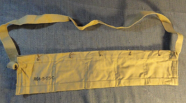5 PANEL POUCH TAN DESERT COYOTE BANDOLEER RG 4-5-55C STANDARD AMMO BOXES... - $13.00