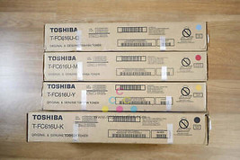 Genuine Toshiba T-FC616U Cmyk Toner Cartridge Set e-STUDIO 5516AC/6516AC/7516AC! - £514.38 GBP