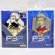 Persona 3 Akihiko Sanada Enamel Pins Set Of 2 Official Atlus Collectibles - £20.80 GBP