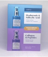 Envy Face Serum Duo Pack Hyaluronic &amp; Salicylic Acid, Collagen &amp; Peptides - $457.52 MXN