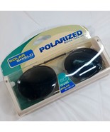 Solar Shield Polarized lenses Clip On Sunglasses 50 Oval 1 grey lens x span - $20.50 CAD