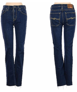 Nudie Jeans High Kai Revival Rinsed Raw Hem Hi-Rise Jeans 26 *ALTERED LE... - £19.75 GBP