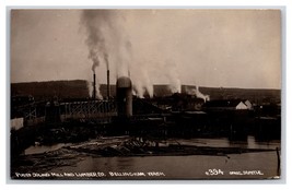 RPPC Puget Sound Mill and Lumber Co Bellingham Washington WA UNP Postcard Y15 - £24.67 GBP