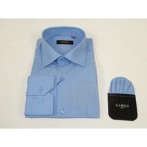 Men's Shirt Hankie CASILA Turkey Cotton Blend Long Sleeves 501770-15 Blue image 6