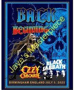 Ozzy Osbourne, back to the beginning wall Art poster ONE-OF-A-KINDS - $109.75 CAD