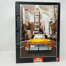 Jigsaw puzzle NYC New York City Taxi Cab EDUCA 1000 Piece #14468 - £11.67 GBP