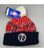 Washington Wizards Hat Youth Red Blue NBA Cuffed Beanie Pom Pom Cap New - €11,04 EUR