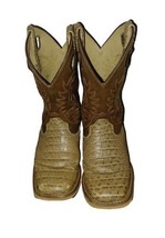 Smoky Mountain BOYS Size 13.5 Brown Leather  Western Cowboy Boots - £11.97 GBP