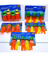 Octopus and Jellyfish Diving Bath Pool Toys with Silly Face, Lot of 5 (2... - $896.64 MXN