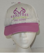 RealTree Fishing Pro Series adjustable snapback trucker Hat Cap white Pink - $279.16 MXN
