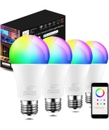 Smart Light Bulb, Compatible with Alexa Only, Color Changing  (4 Pack,Da... - £18.97 GBP