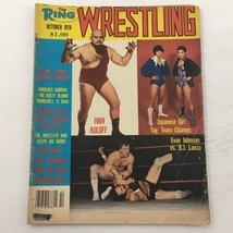 The Ring Wrestling Magazine October 1978 Ivan Koloff, Evan Johnson vs B.... - $13.30