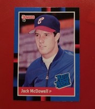 1988 Donruss Jack Mc Dowell Rated Rookie Rc #47 Chicago White Sox Free Shipping - £1.41 GBP