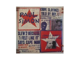 Paul Simon Poster &#39;Songs From The Capeman&#39; Two Sided And Garfunkel Art - £28.11 GBP